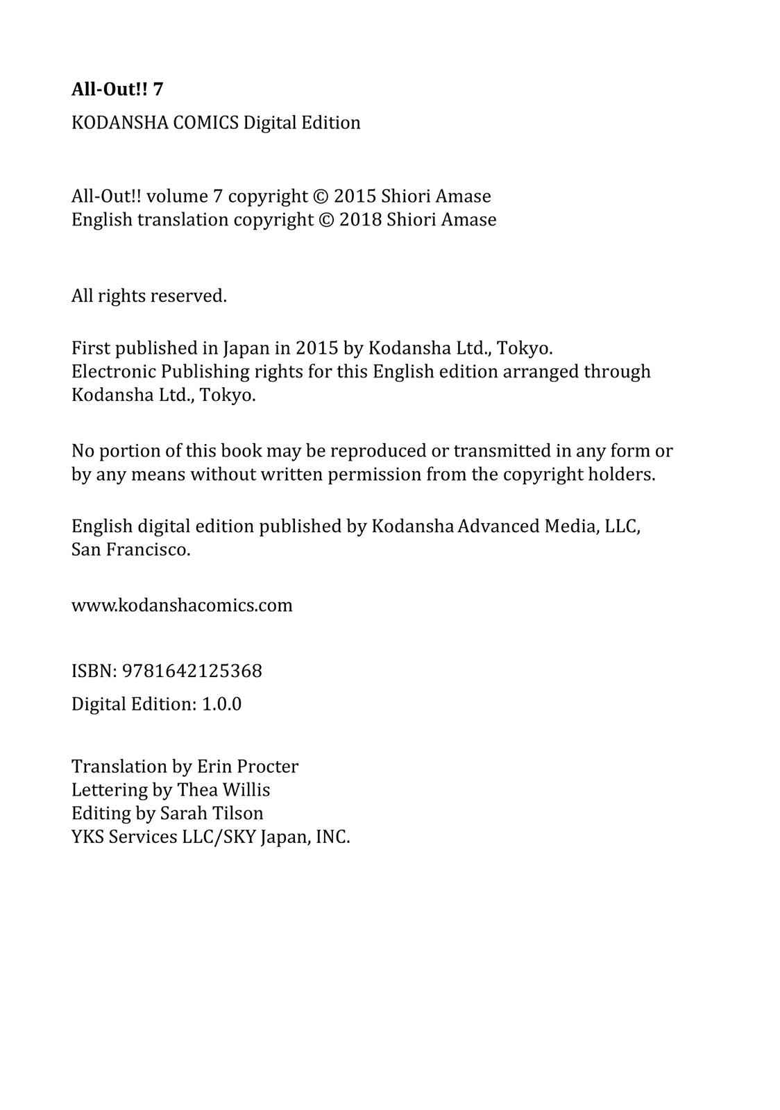 All Out!! Chap 46 - Next Chap 47