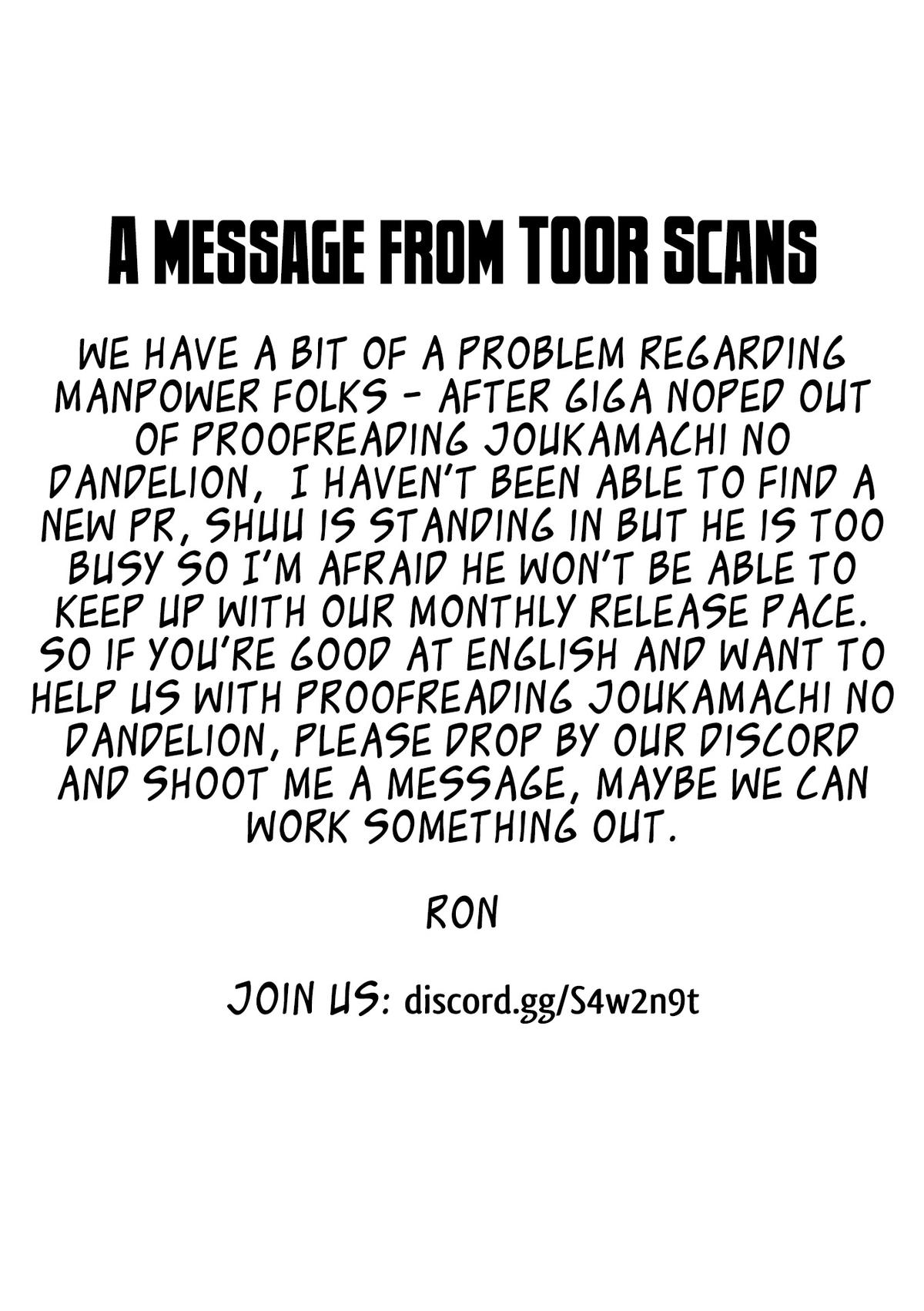 Joukamachi no Dandelion Chap 63 - Next Chap 64