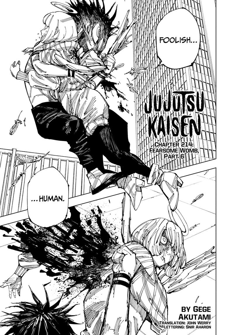 Jujutsu Kaisen Chap 214 - Next Chap 215