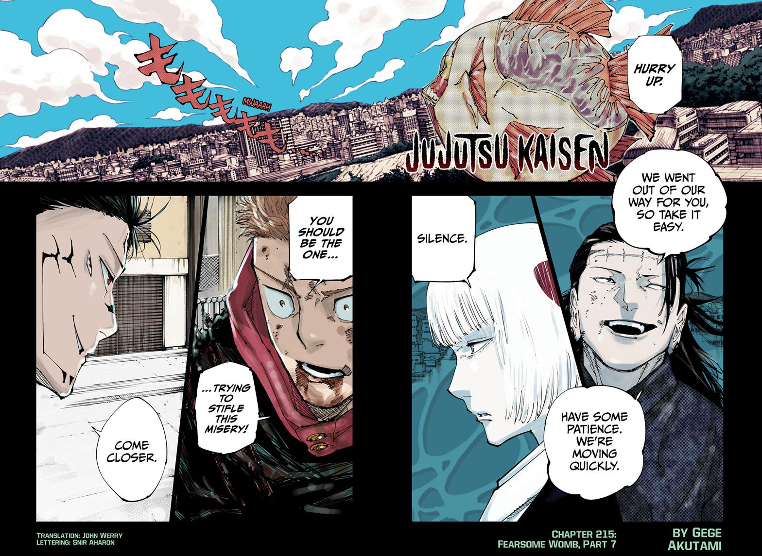 Jujutsu Kaisen Chap 215 - Next Chap 216