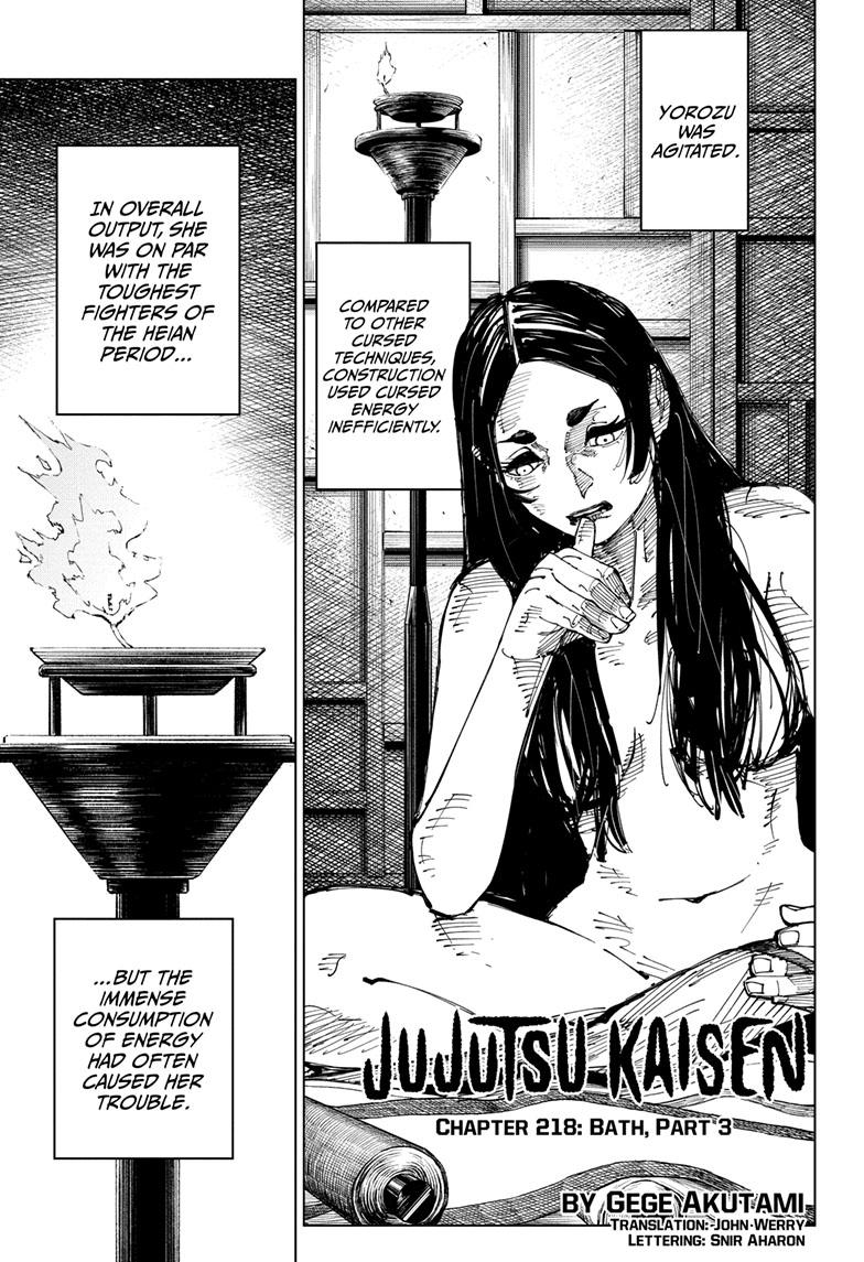 Jujutsu Kaisen Chap 218 - Next Chap 219