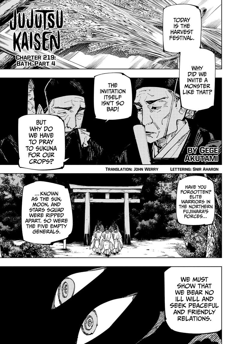 Jujutsu Kaisen Chap 219 - Next Chap 220