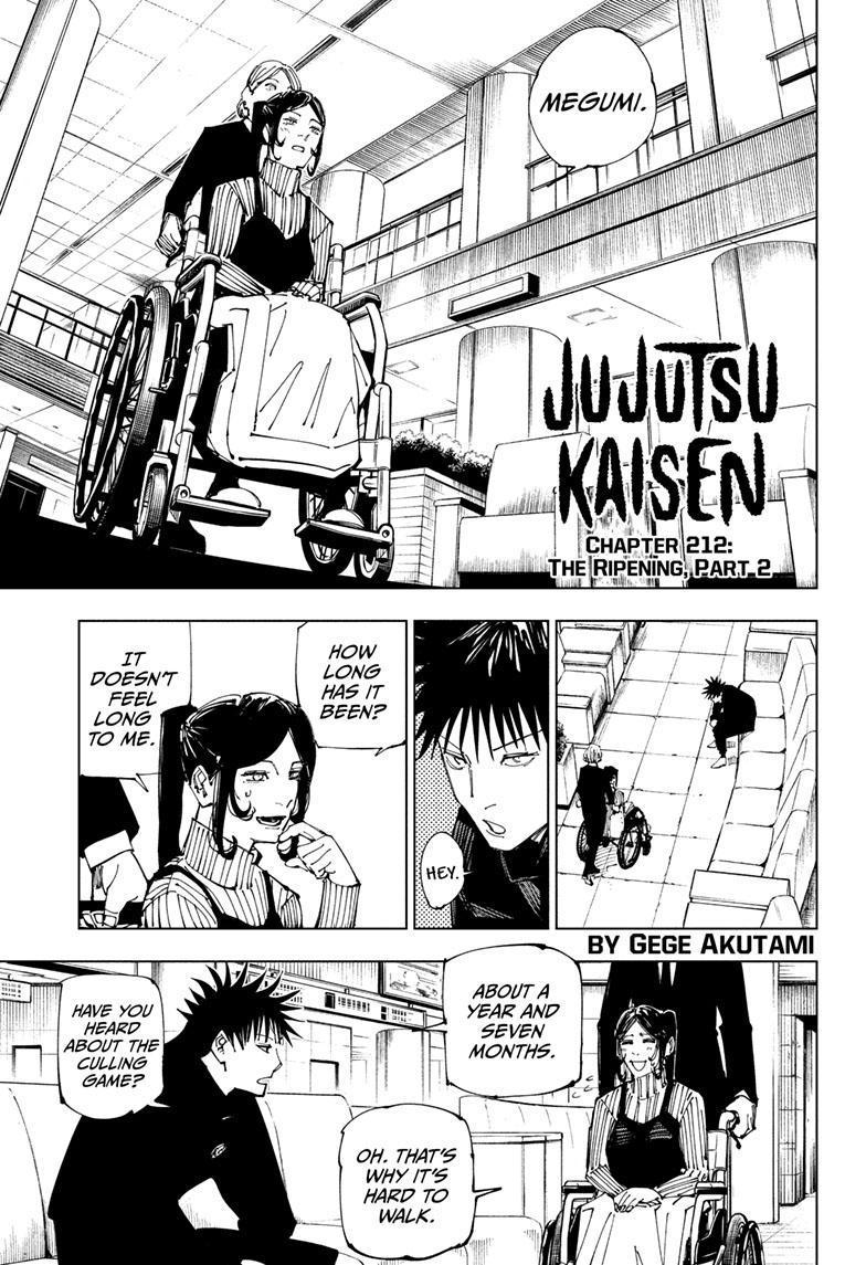 Jujutsu Kaisen Chap 212 - Next Chap 213