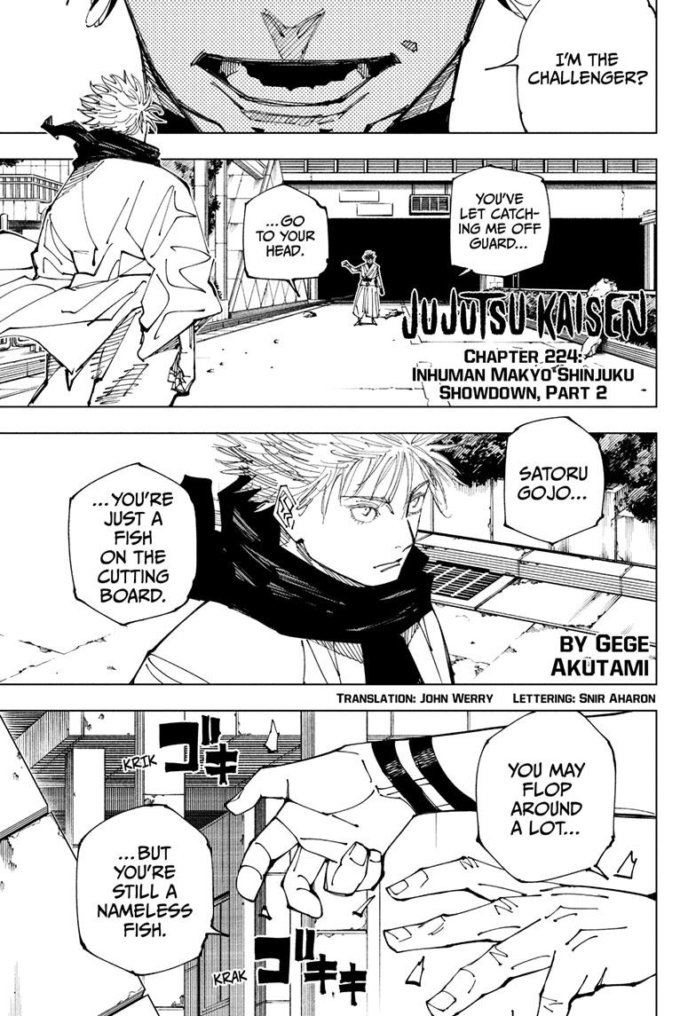 Jujutsu Kaisen Chap 224 - Next Chap 225