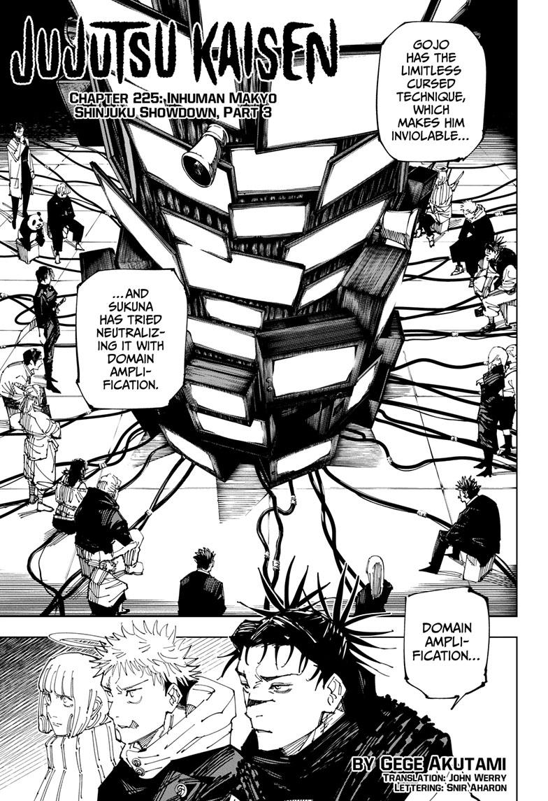 Jujutsu Kaisen Chap 225 - Next Chap 226