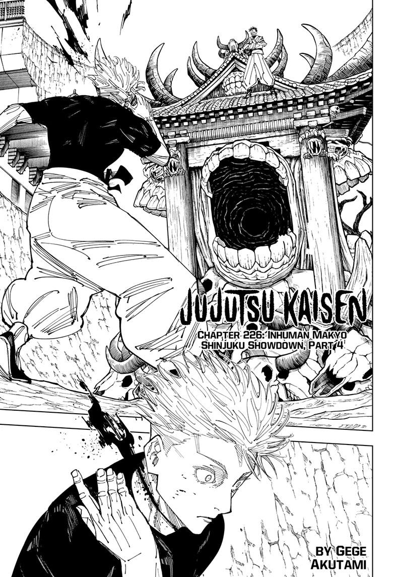 Jujutsu Kaisen Chap 226 - Next Chap 227