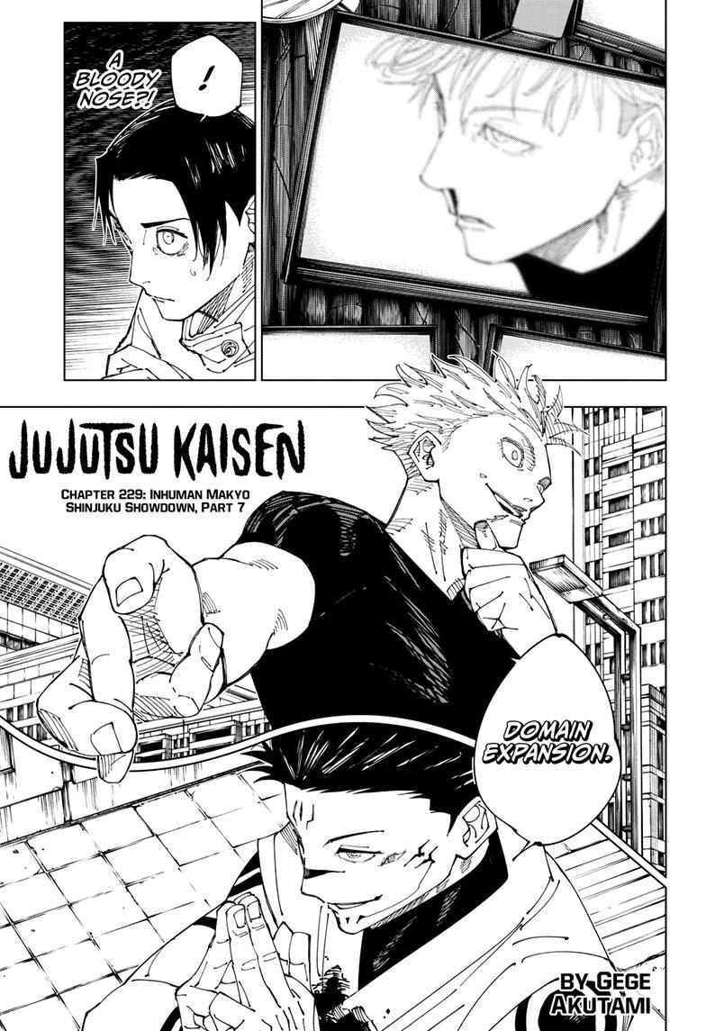 Jujutsu Kaisen Chap 229 - Next Chap 230