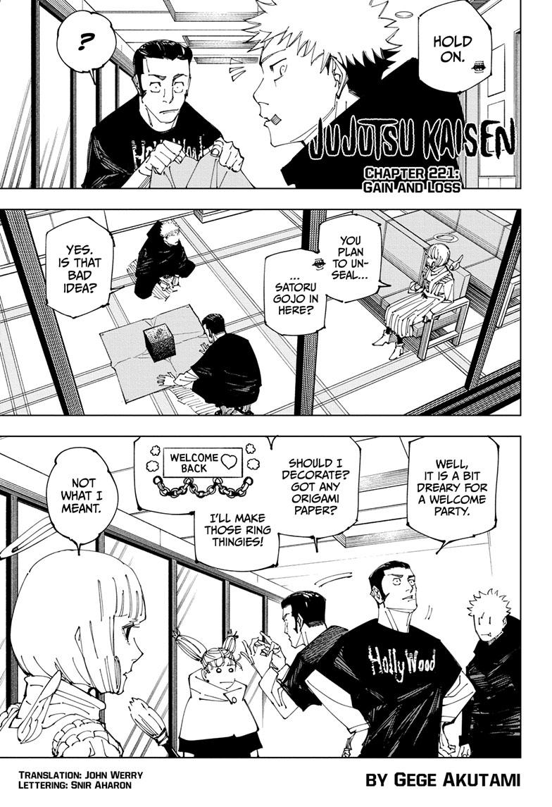 Jujutsu Kaisen Chap 221 - Next Chap 222