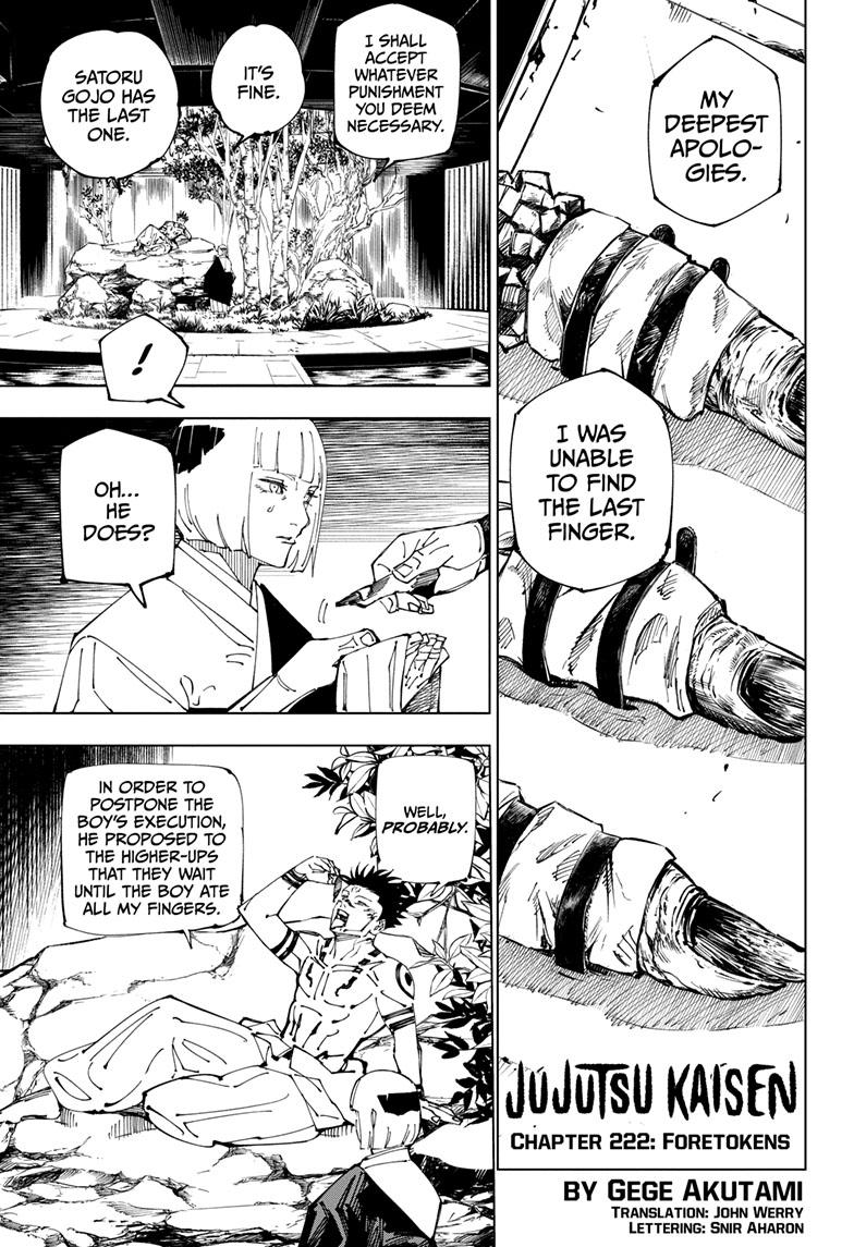 Jujutsu Kaisen Chap 222 - Next Chap 223
