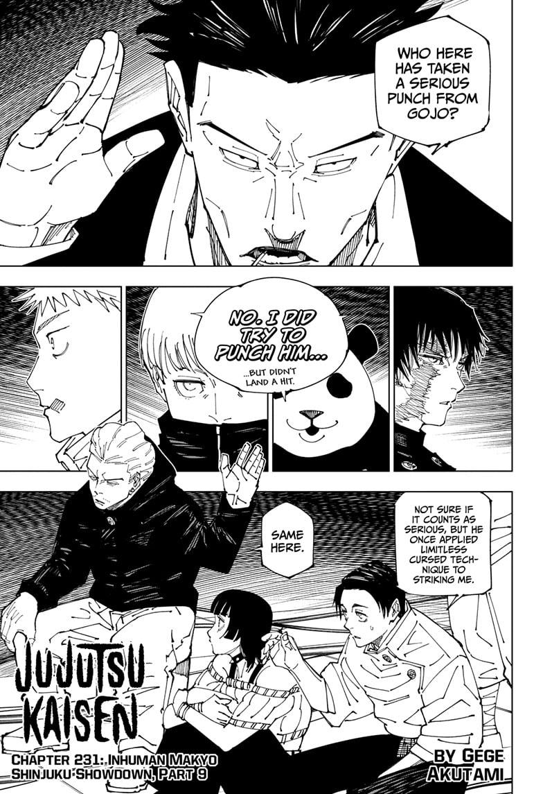 Jujutsu Kaisen Chap 231 - Next Chap 232