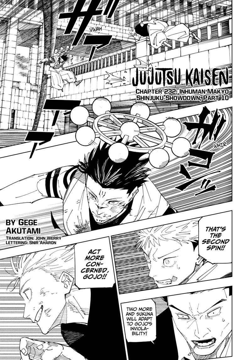 Jujutsu Kaisen Chap 232 - Next Chap 233