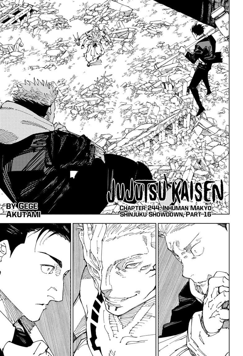 Jujutsu Kaisen Chap 244 - Next Chap 245