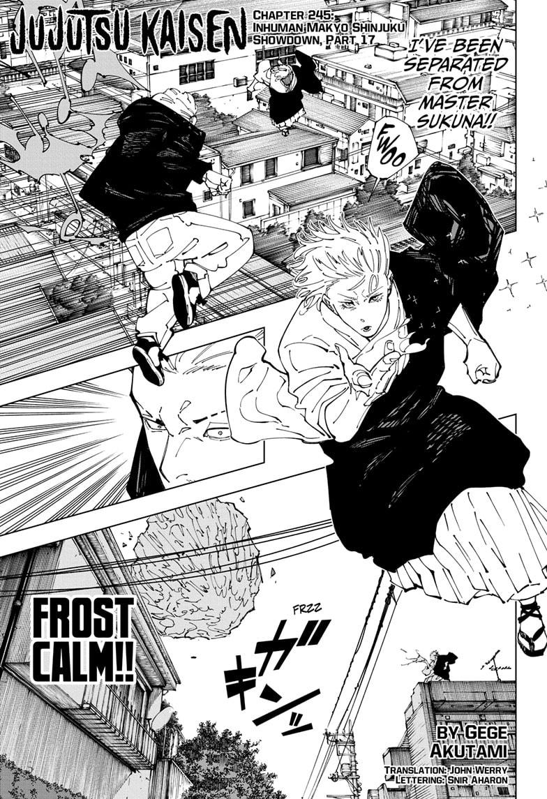 Jujutsu Kaisen Chap 245 - Next Chap 246