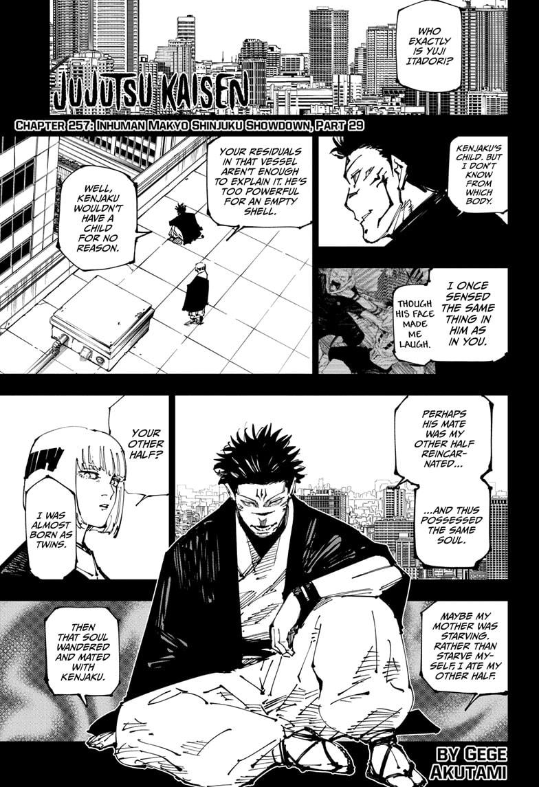 Jujutsu Kaisen Chap 257 - Next Chap 258
