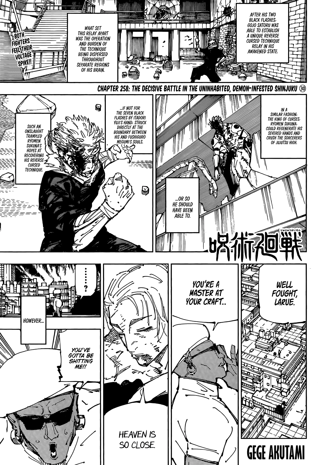 Jujutsu Kaisen Chap 258 - Next Chap 259