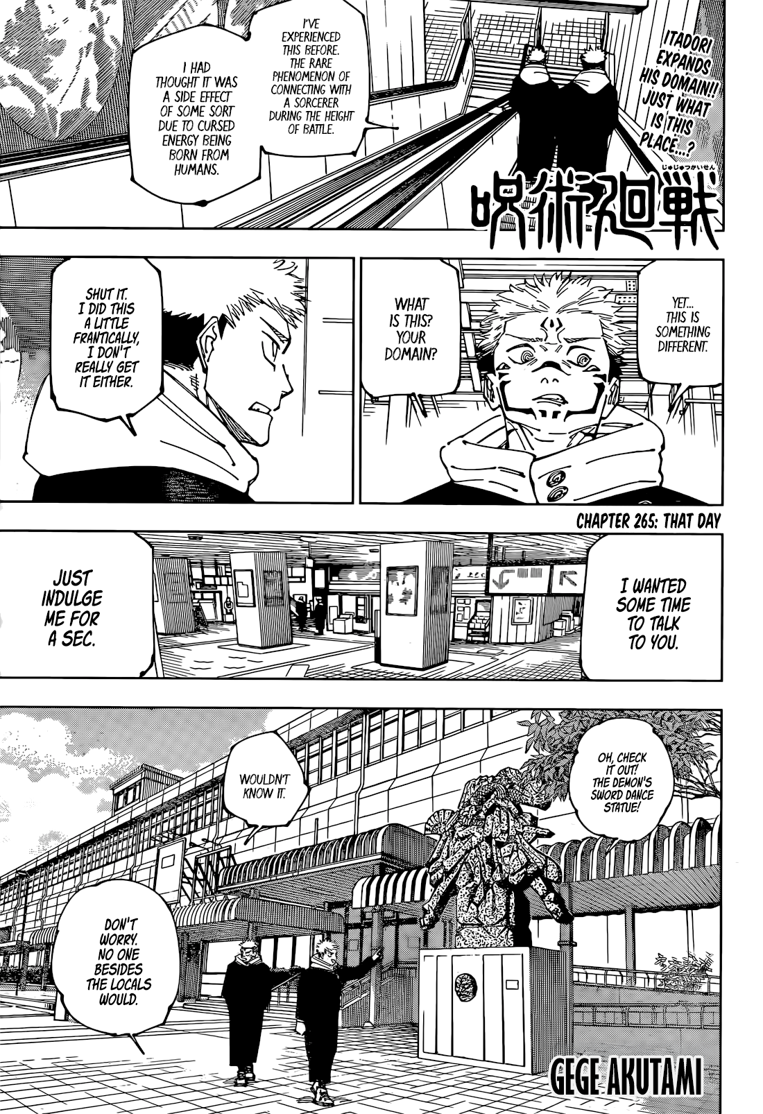 Jujutsu Kaisen Chap 265 - Next Chap 266