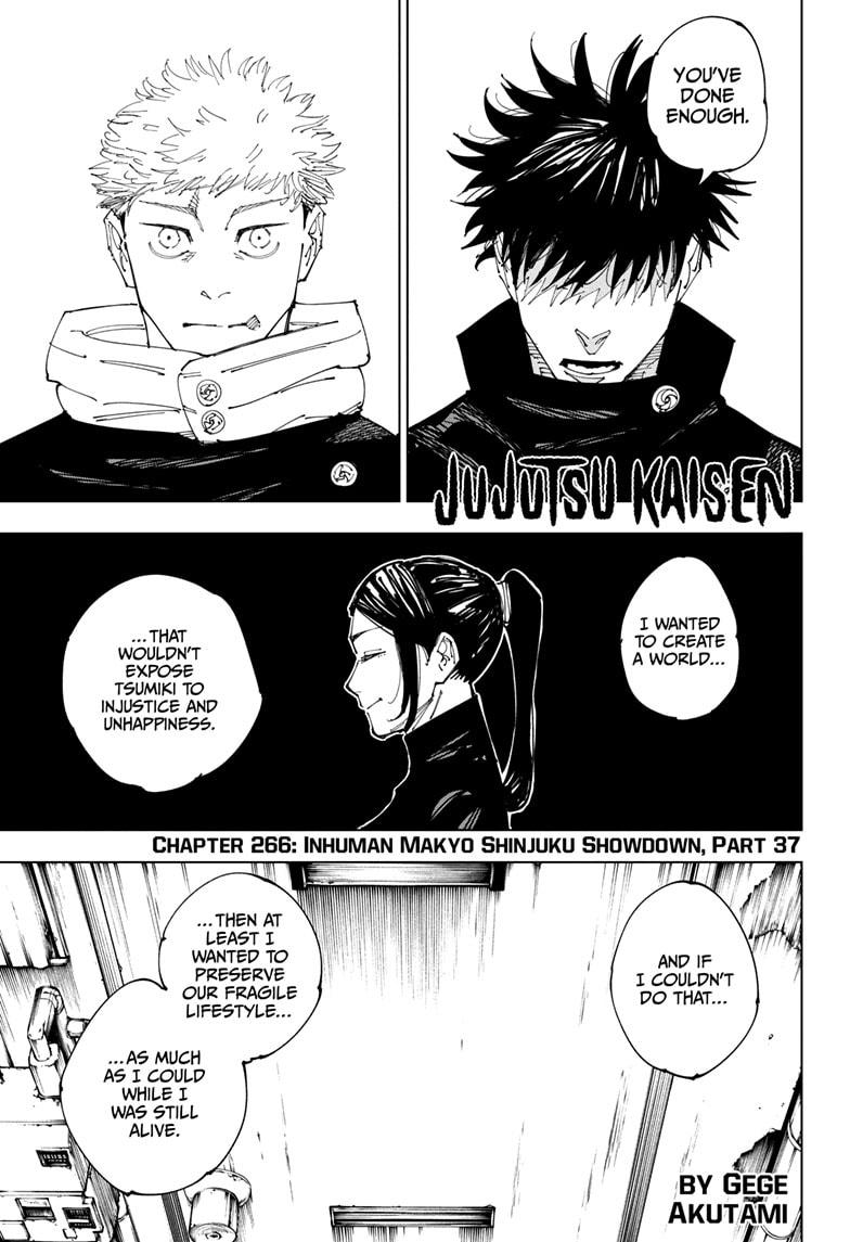 Jujutsu Kaisen Chap 266 - Next Chap 267