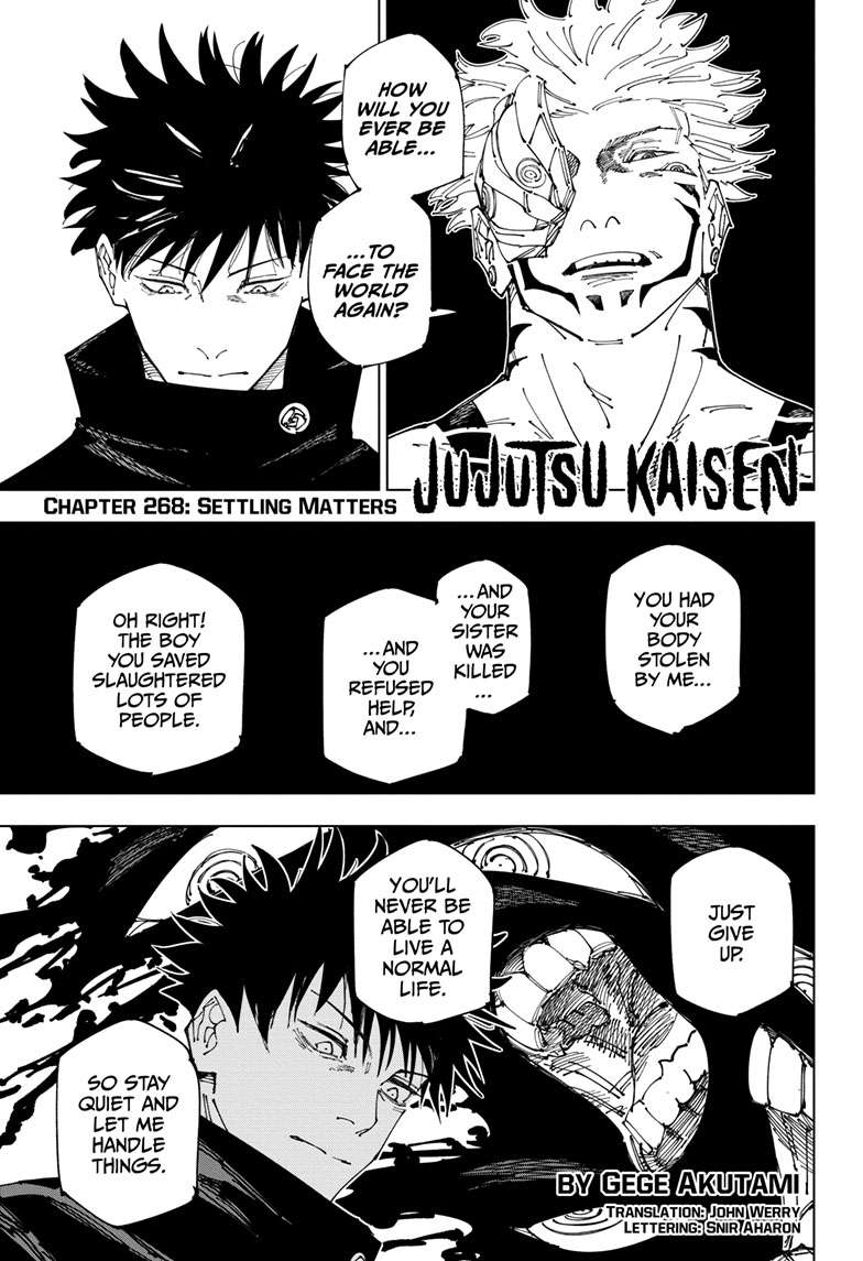 Jujutsu Kaisen Chap 268 - Next Chap 269
