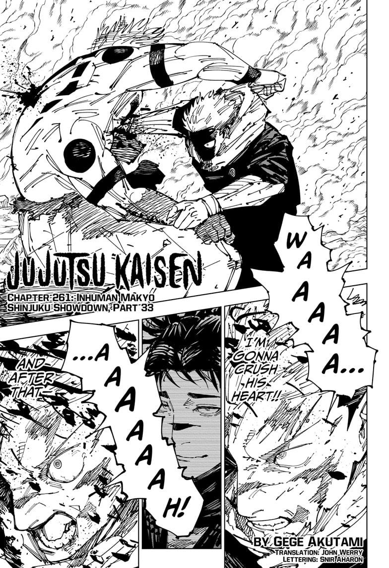 Jujutsu Kaisen Chap 261 - Next Chap 262