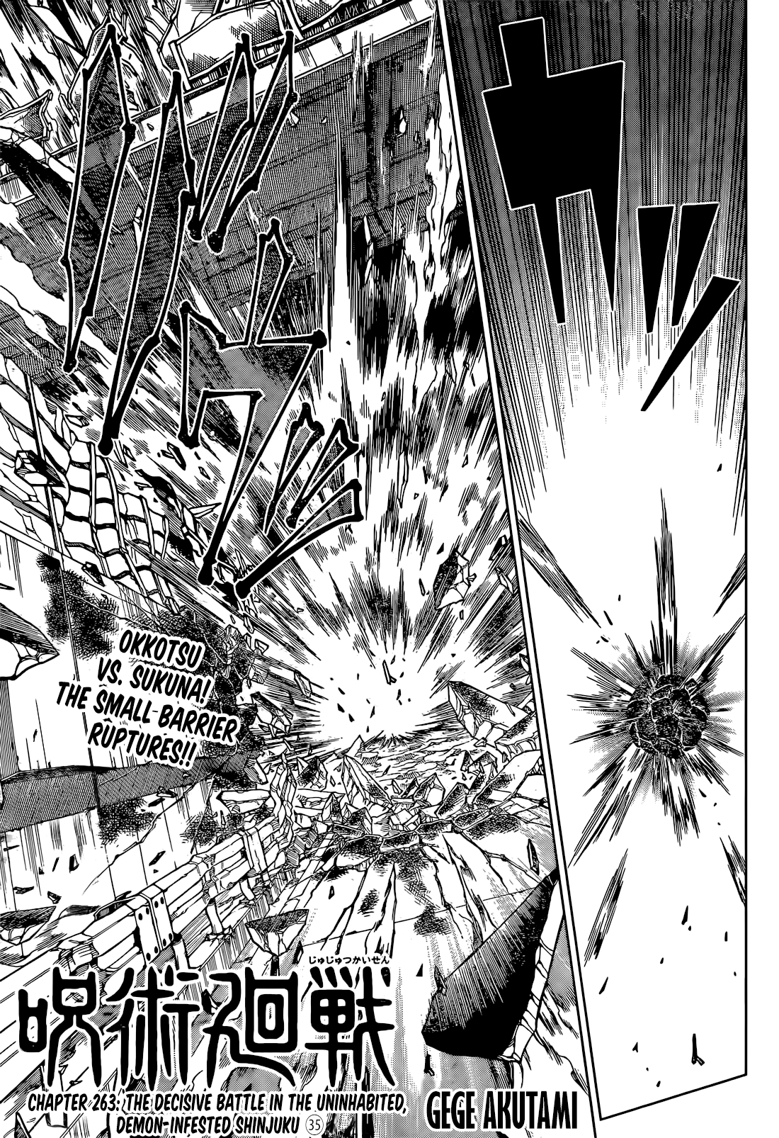 Jujutsu Kaisen Chap 263 - Next Chap 264