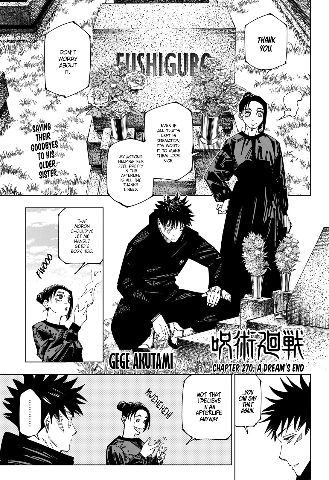 Jujutsu Kaisen Chap 270 - Next Chap 271