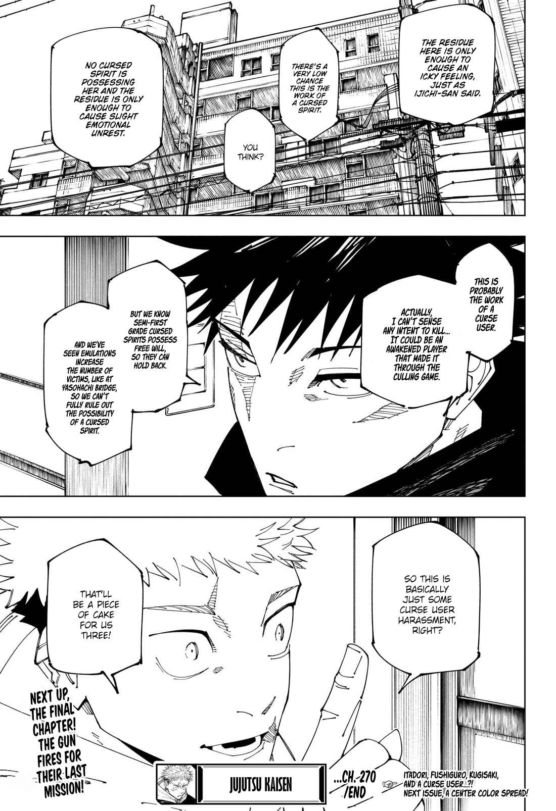 Jujutsu Kaisen Chap 270 - Next Chap 271