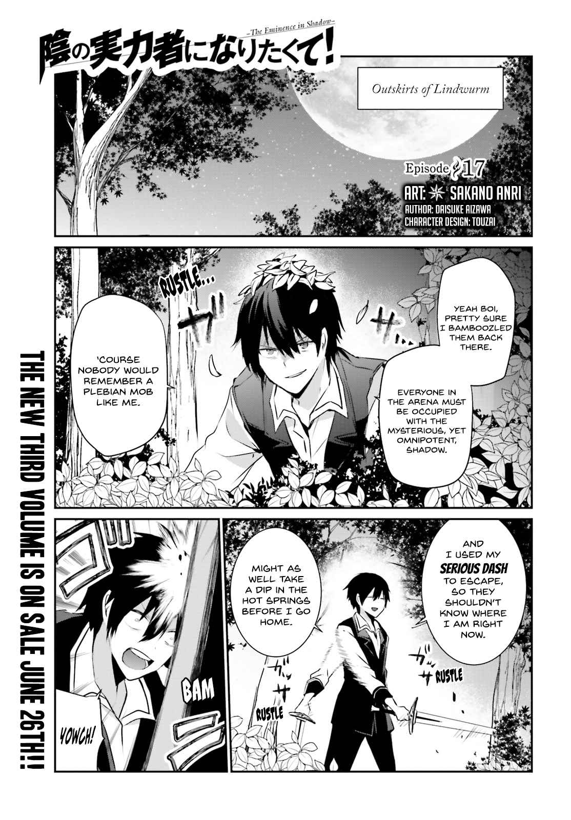 Kage no Jitsuryokusha ni Naritakute! Chap 17 - Next Chap 18