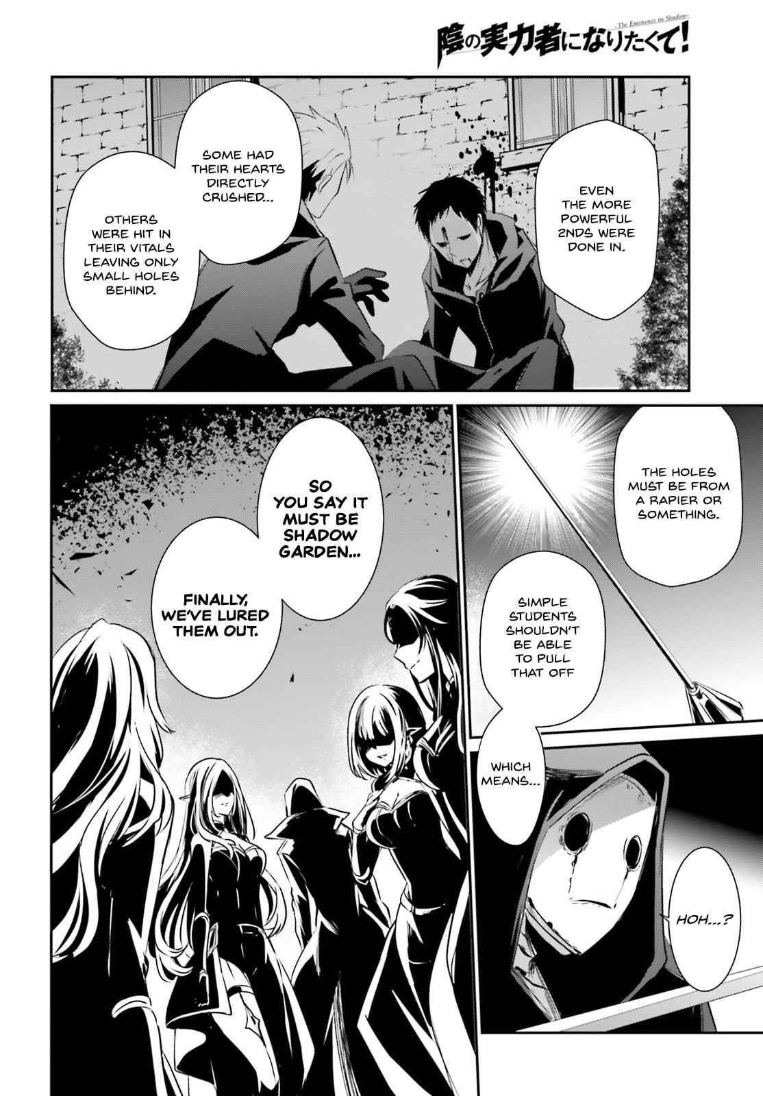Kage no Jitsuryokusha ni Naritakute! Chap 11 - Next Chap 12