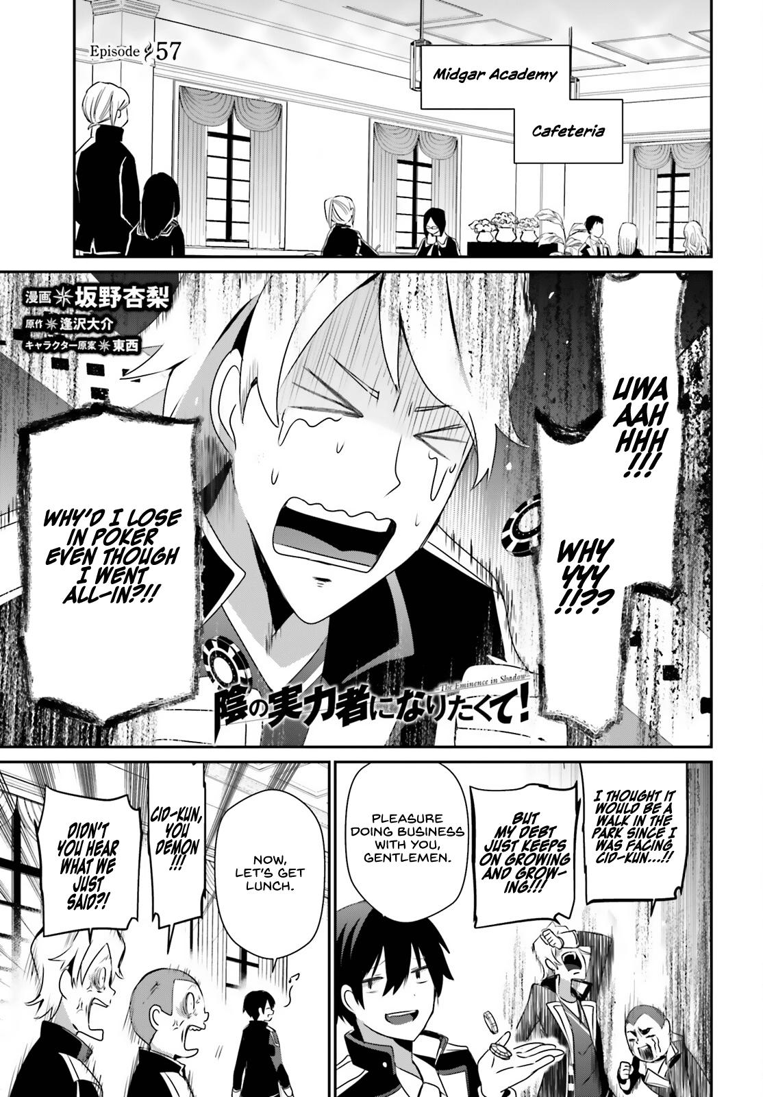 Kage no Jitsuryokusha ni Naritakute! Chap 57 - Next Chap 58