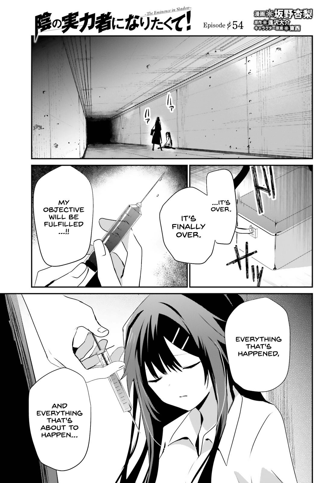 Kage no Jitsuryokusha ni Naritakute! Chap 54 - Next Chap 55