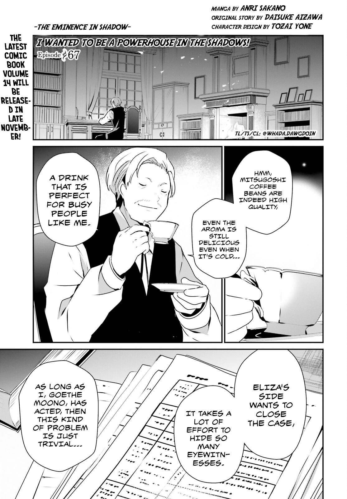 Kage no Jitsuryokusha ni Naritakute! Chap 67 - Next Chap 68