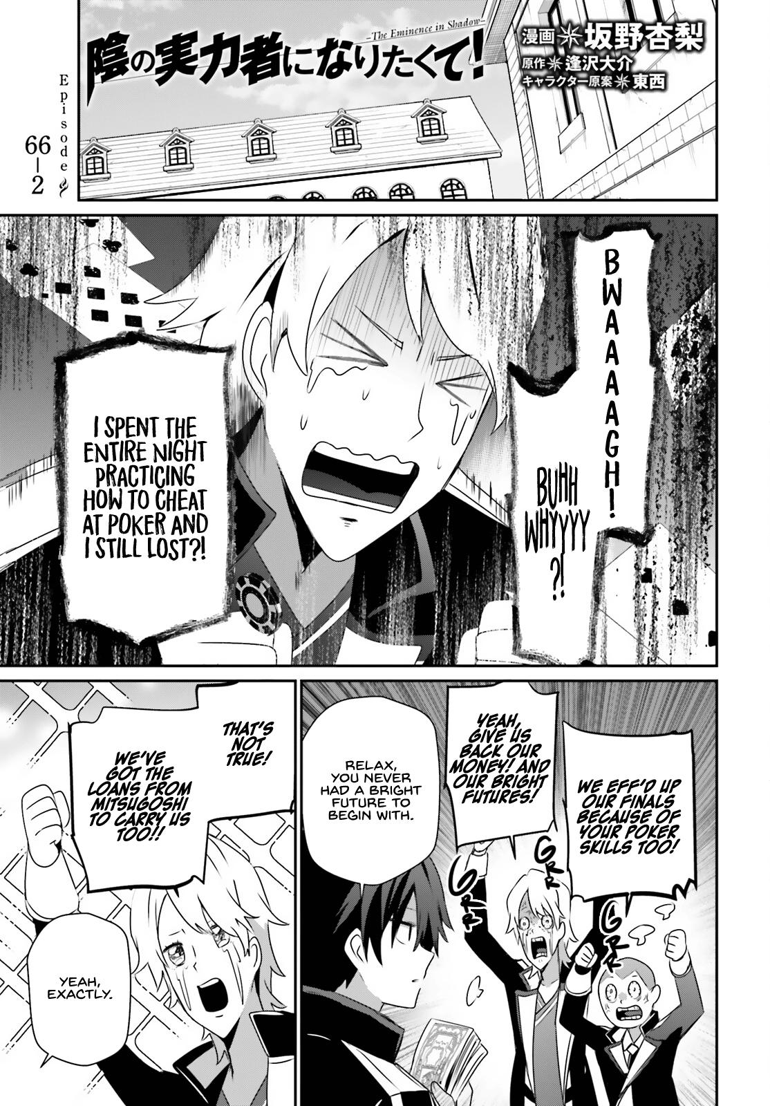 Kage no Jitsuryokusha ni Naritakute! Chap 66.2 - Next Chap 67.2