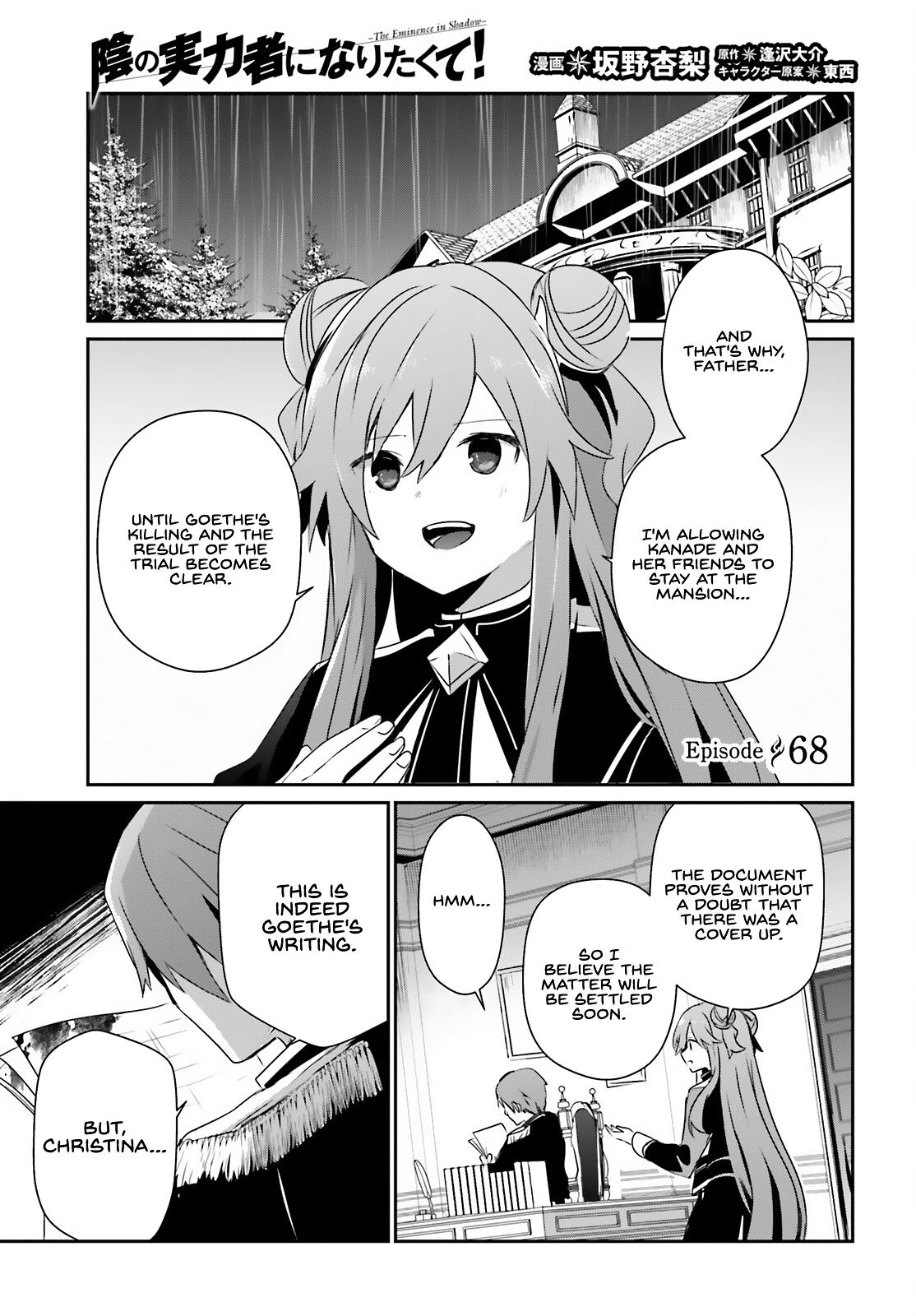 Kage no Jitsuryokusha ni Naritakute! Chap 68 - Next Chap 69