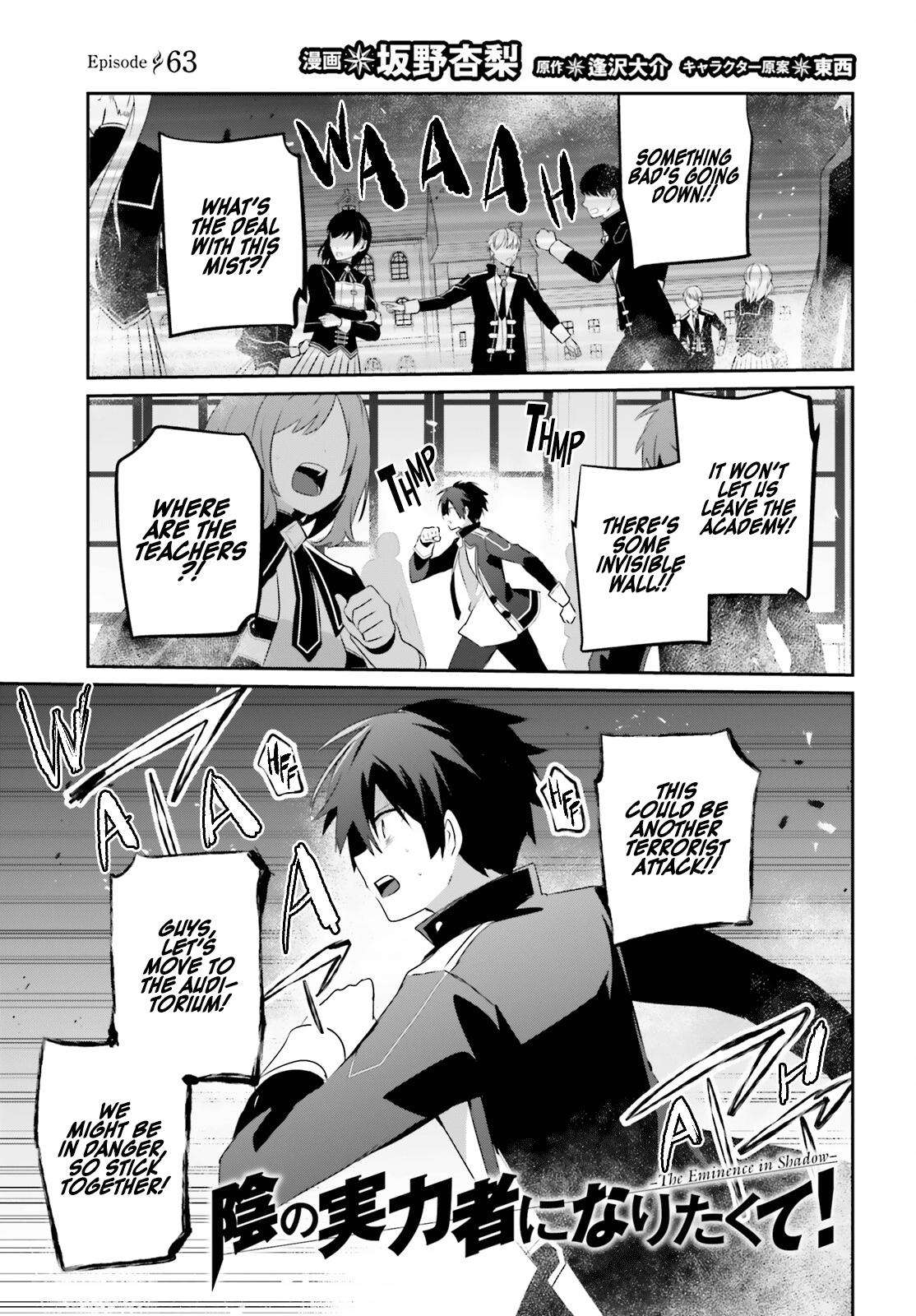 Kage no Jitsuryokusha ni Naritakute! Chap 63 - Next Chap 64