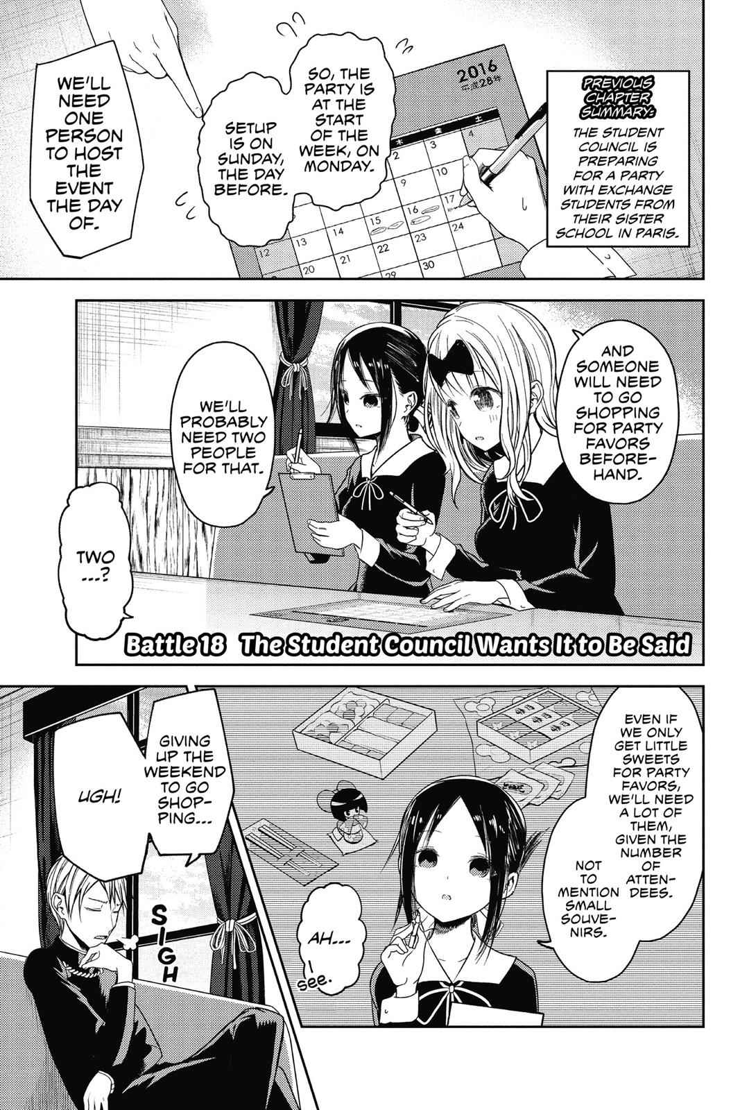 Kaguya-sama - Love Is War Chap 18 - Next Chap 19