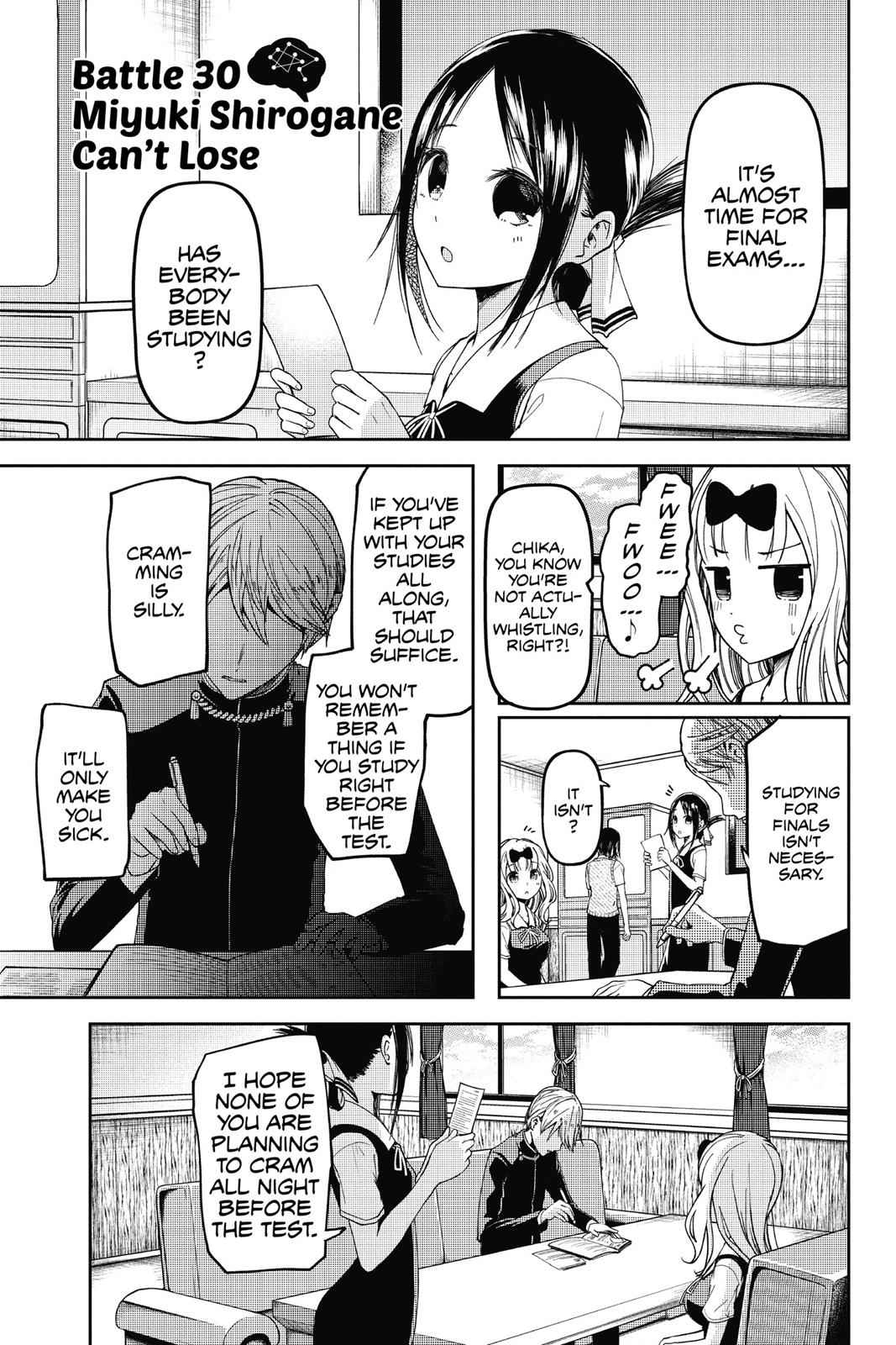 Kaguya-sama - Love Is War Chap 30 - Next Chap 31