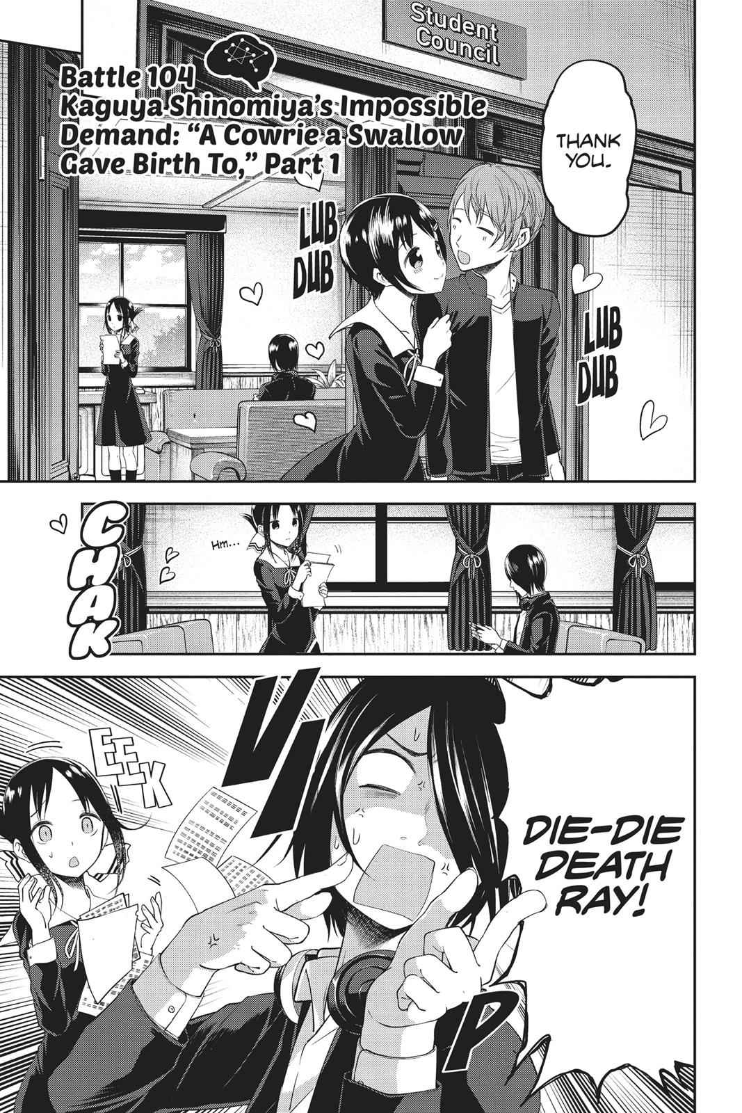 Kaguya-sama - Love Is War Chap 104 - Next Chap 105
