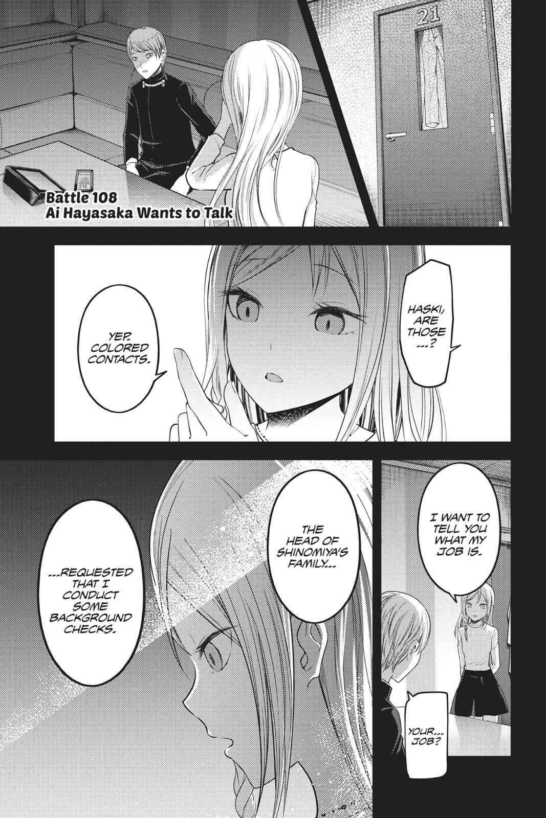 Kaguya-sama - Love Is War Chap 108 - Next Chap 109