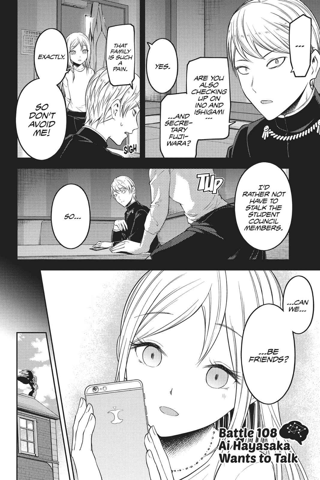 Kaguya-sama - Love Is War Chap 108 - Next Chap 109