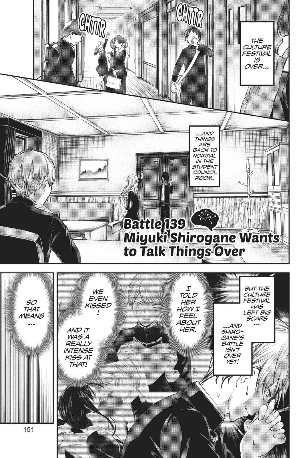 Kaguya-sama - Love Is War Chap 139 - Next Chap 140