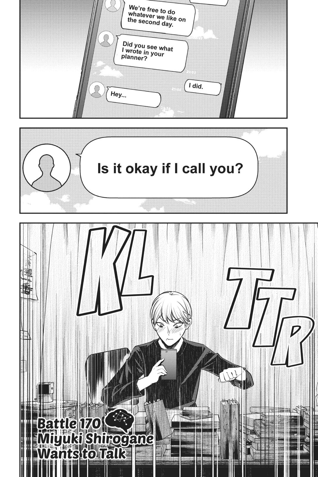 Kaguya-sama - Love Is War Chap 170 - Next Chap 171