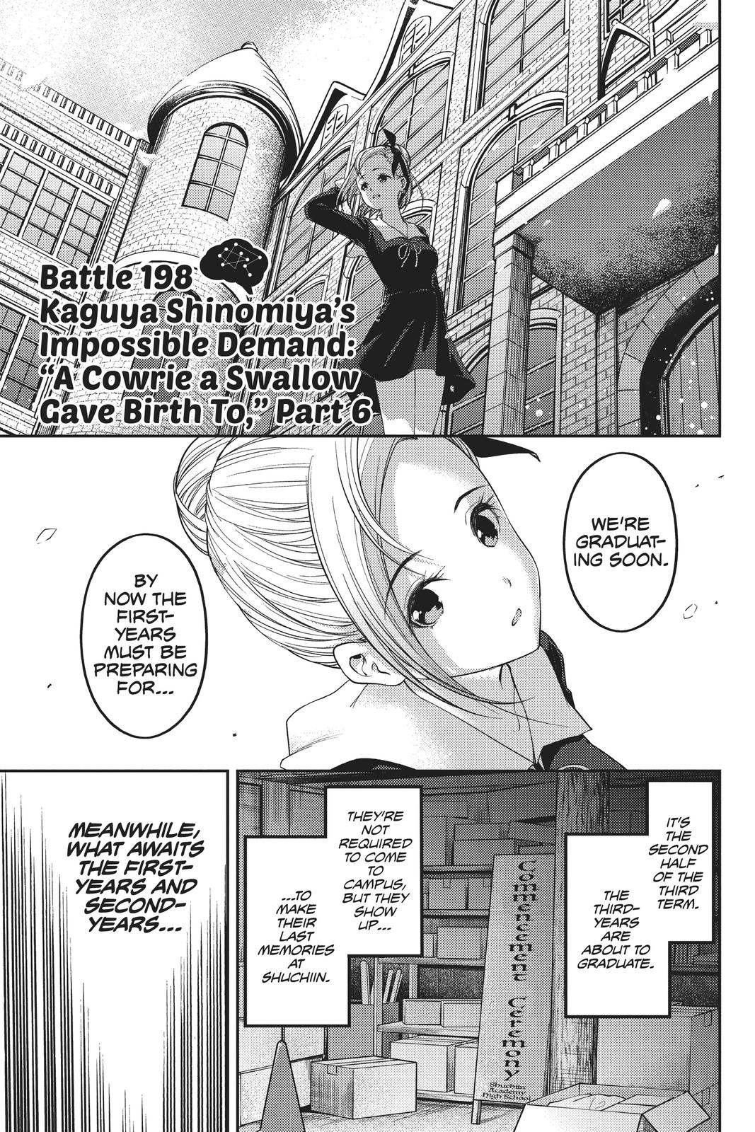 Kaguya-sama - Love Is War Chap 198 - Next Chap 199