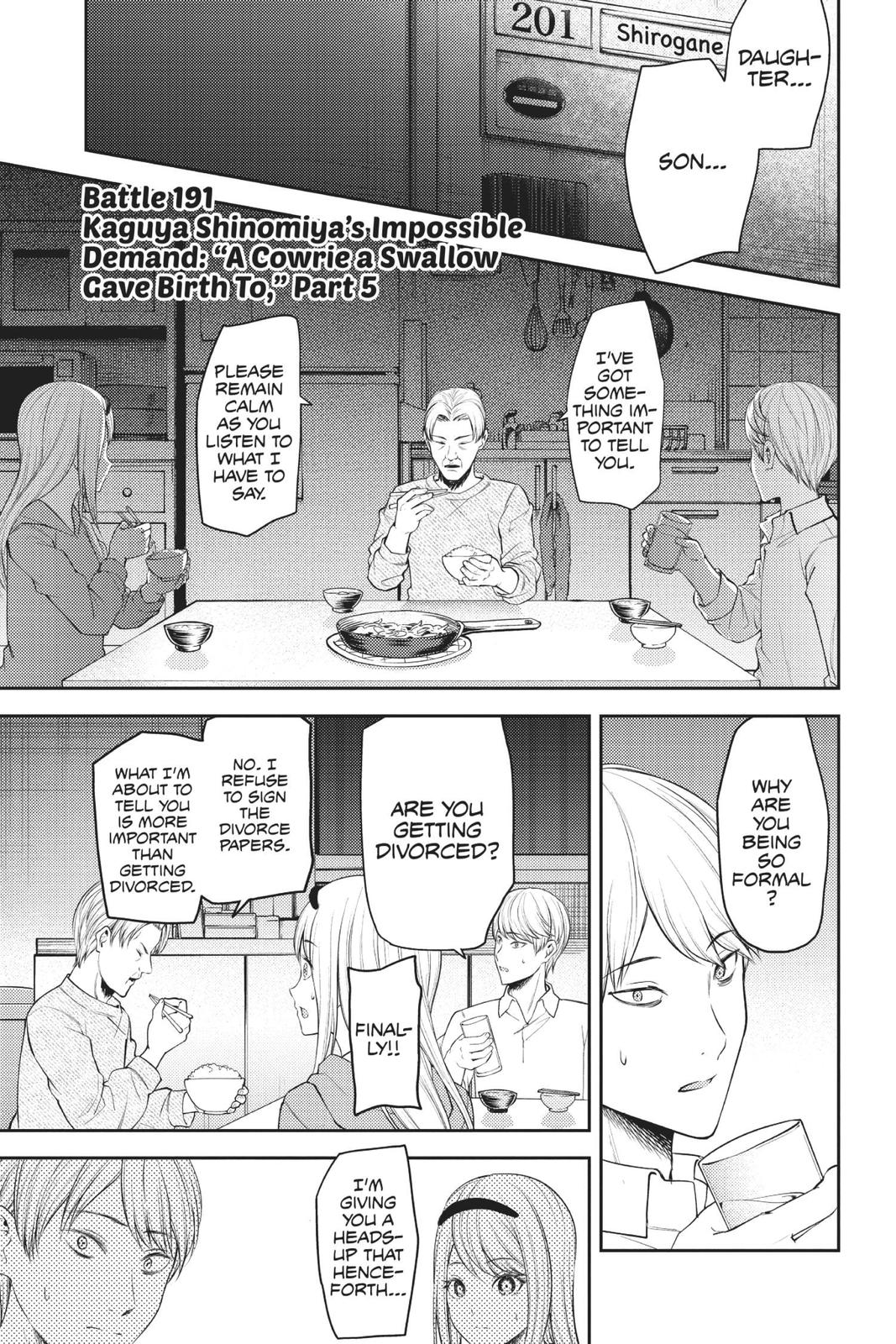 Kaguya-sama - Love Is War Chap 191 - Next Chap 192