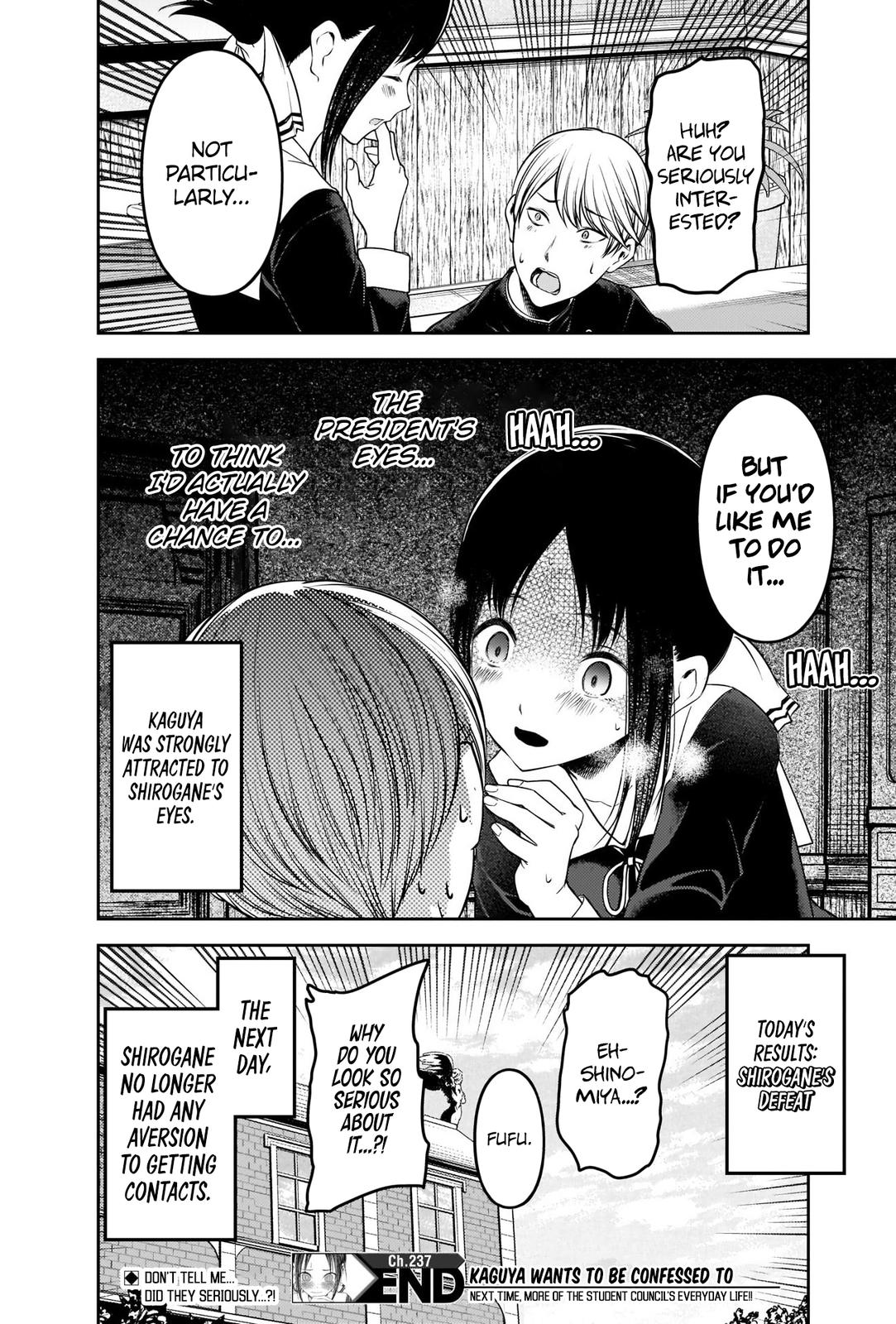 Kaguya-sama - Love Is War Chap 237 - Next Chap 238