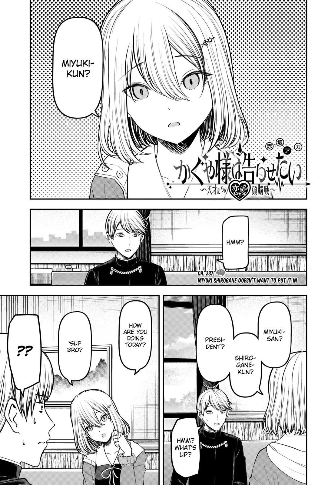Kaguya-sama - Love Is War Chap 237 - Next Chap 238