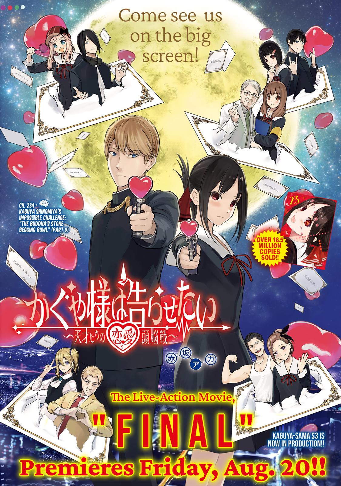 Kaguya-sama - Love Is War Chap 234 - Next Chap 235