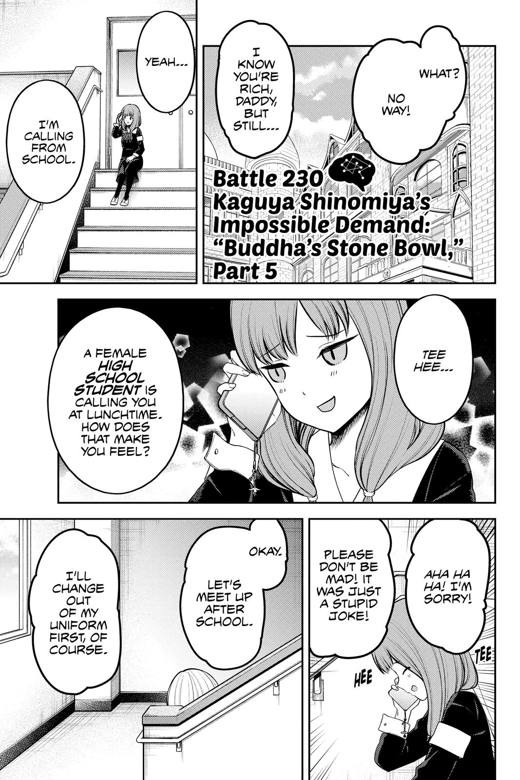Kaguya-sama - Love Is War Chap 230 - Next Chap 231
