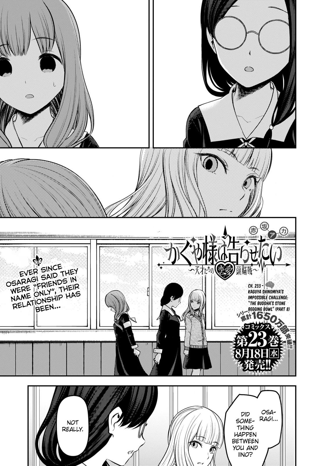 Kaguya-sama - Love Is War Chap 233 - Next Chap 234