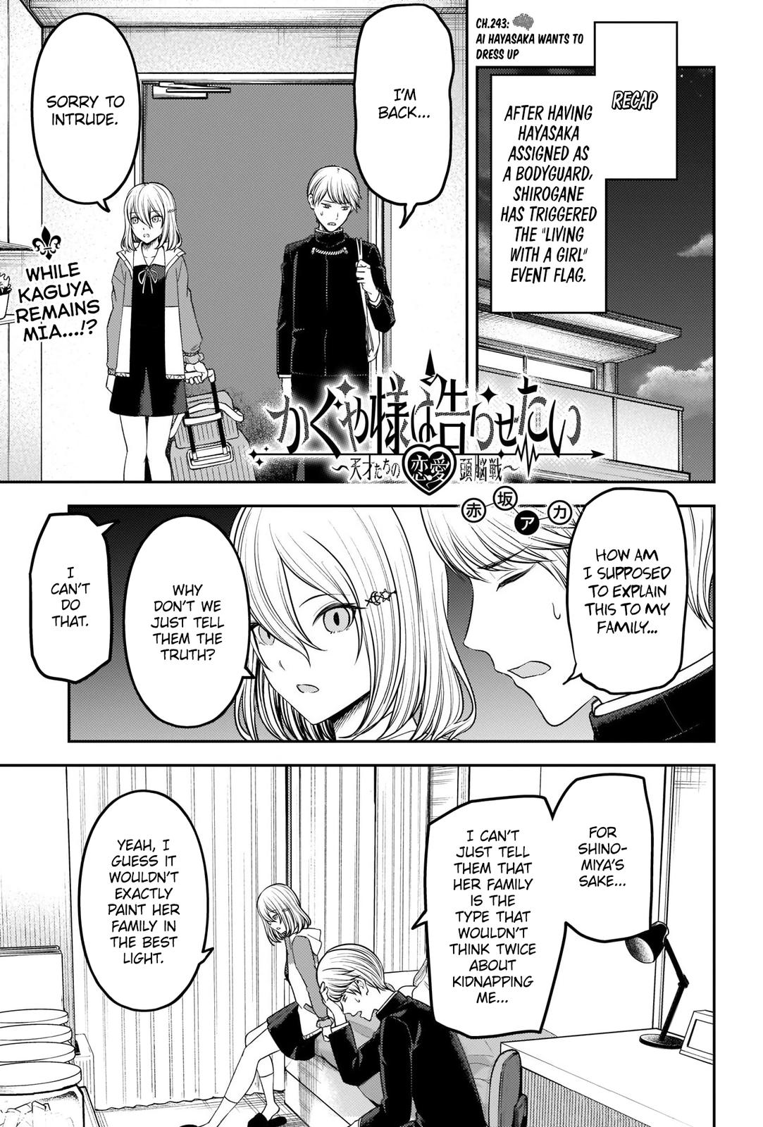 Kaguya-sama - Love Is War Chap 243 - Next Chap 244