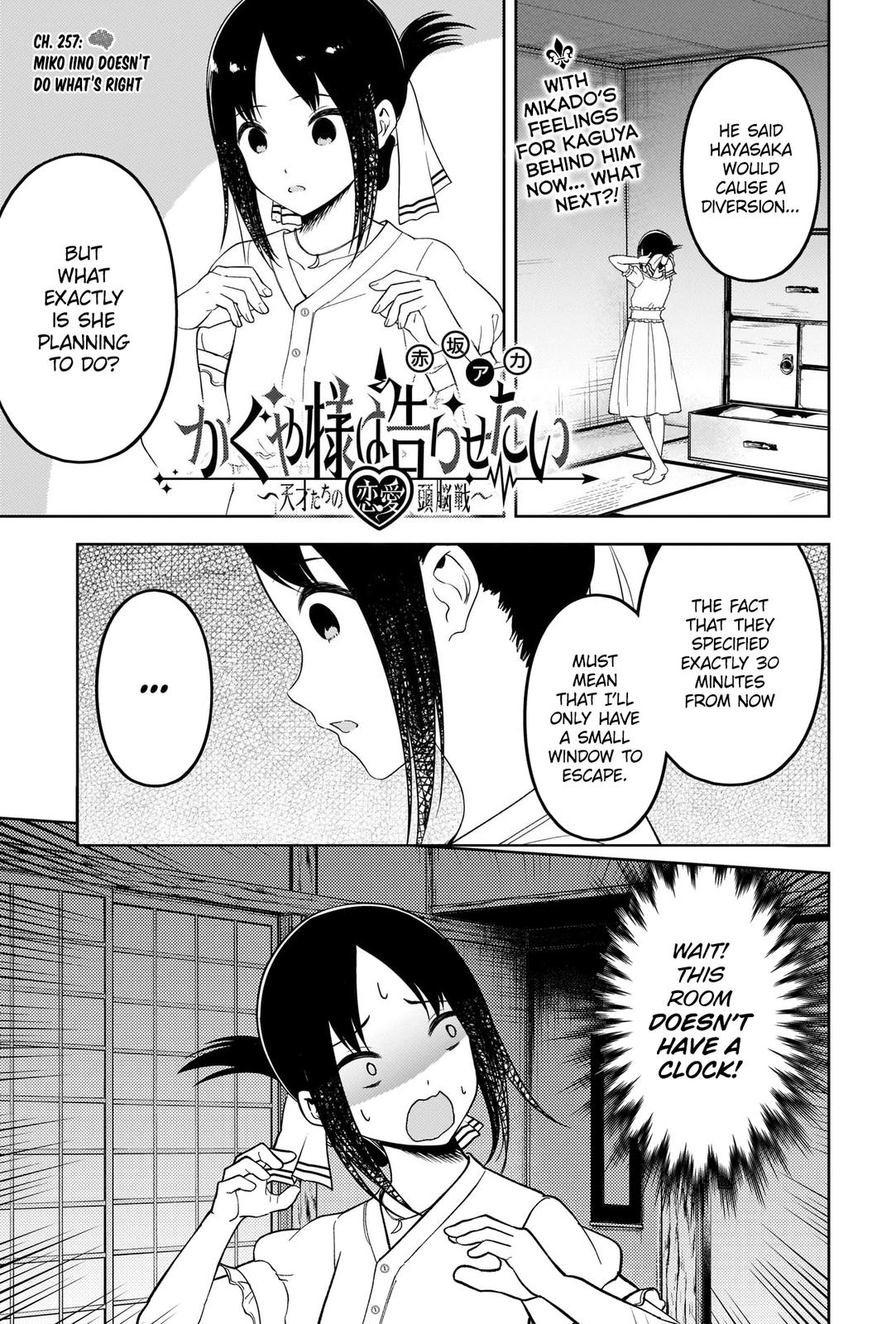 Kaguya-sama - Love Is War Chap 257 - Next Chap 258